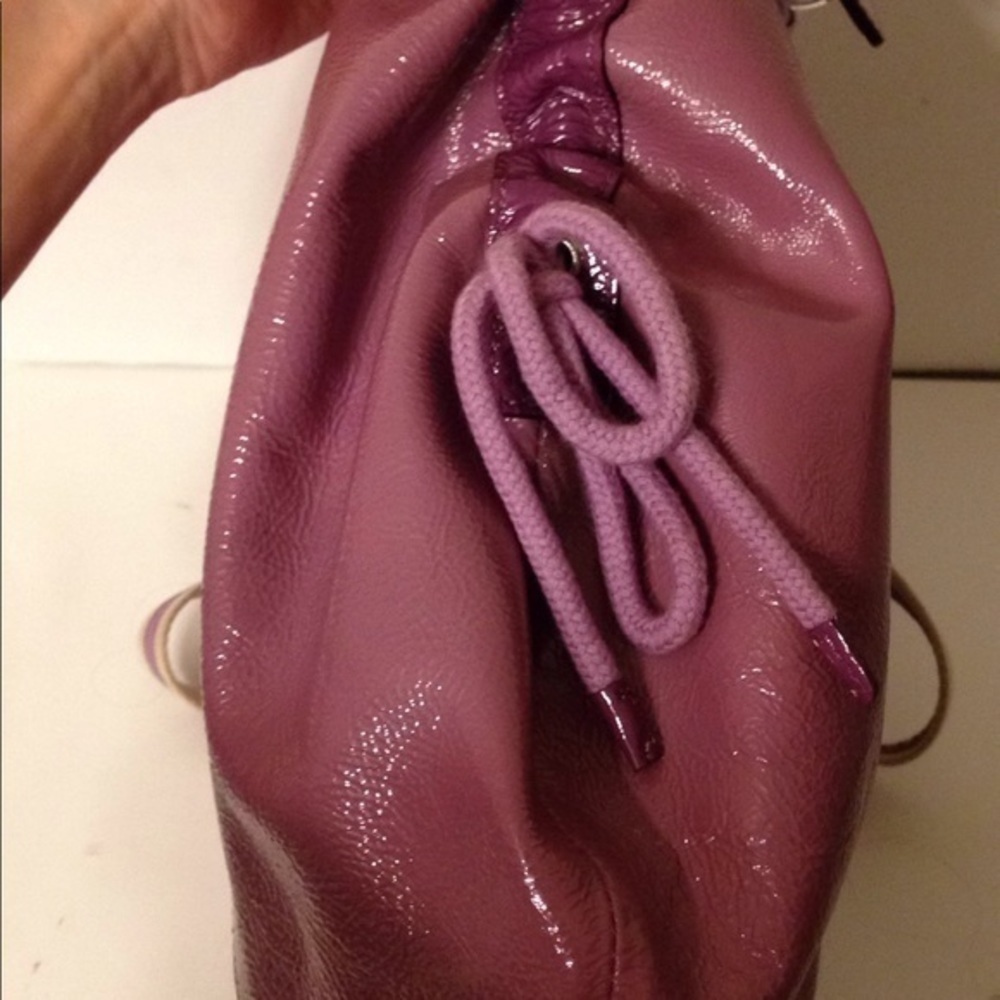 COACH poppy jazzy purple patent leather bag - Picture 7 of 10